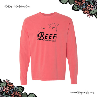 Beef - It's Better Local LONG SLEEVE T-Shirt (S-3XL) - Multiple Colors!