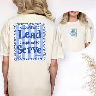 Empowered To Lead- Front & Back Comfort Colors T-Shirt