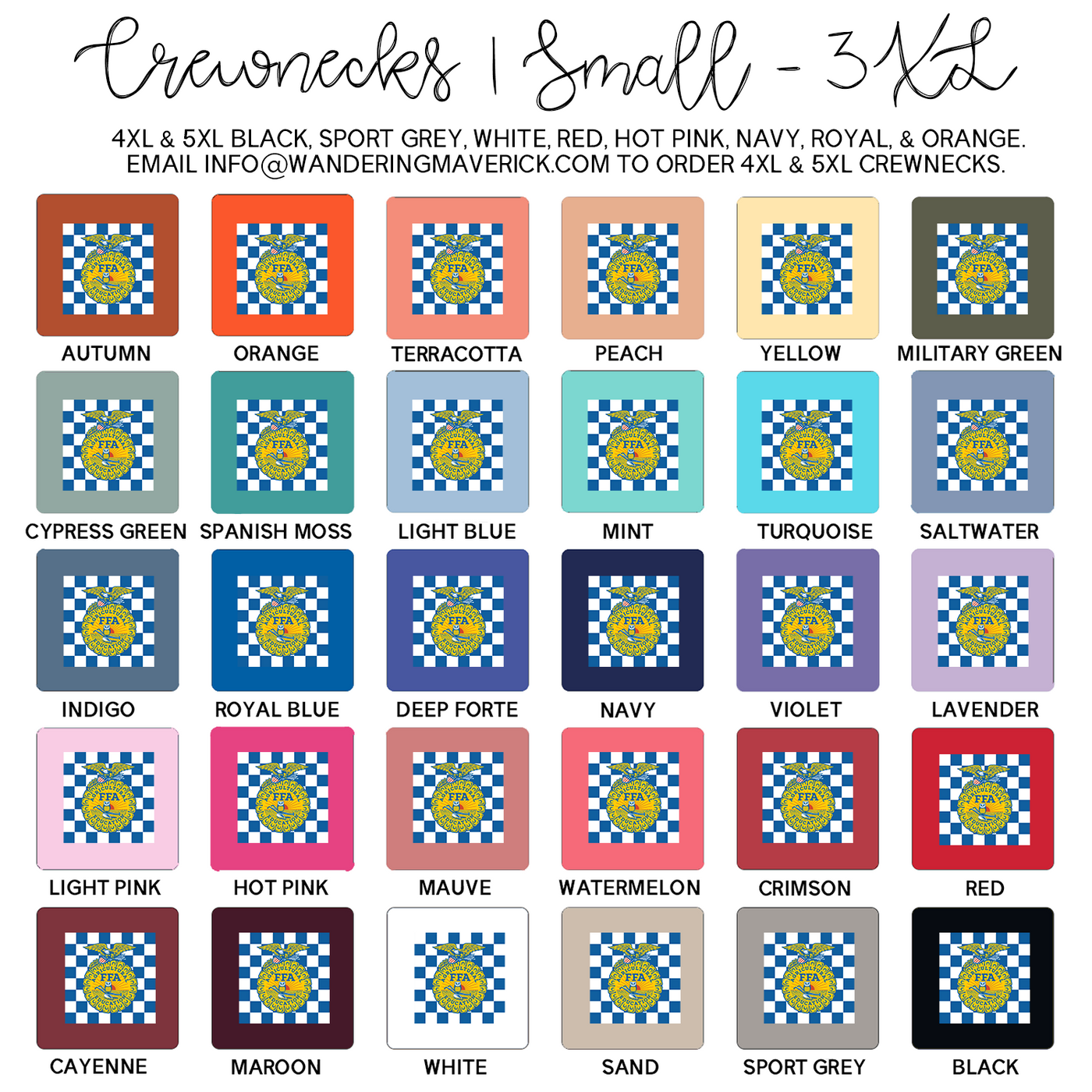 Checkered Emblem Hoodie (S-3XL) Unisex - Multiple Colors!