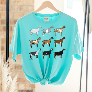 Dairy Goat Breeds – Comfort Colors T-Shirt