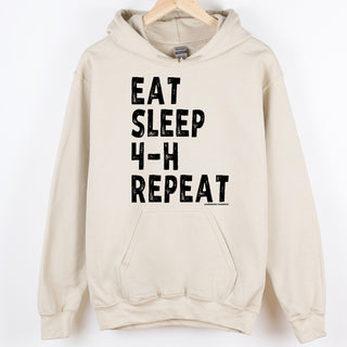 Eat Sleep 4-H Repeat– Hoodie