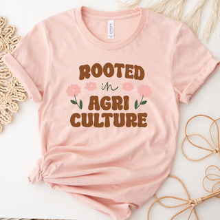 Groovy Rooted In Ag Flower – Bella Canvas T-Shirt