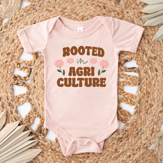 Groovy Rooted In Agriculture  Flower – Infant/Toddler/Youth