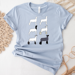 Market Lamb Breeds – Bella Canvas T-Shirt