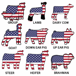 Patriotic Animal - Pick your species – Infant/Toddler/Youth