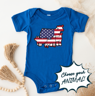 Patriotic Animal - Pick your species – Infant/Toddler/Youth
