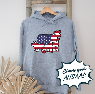 Patriotic Animal - Pick Your Species – Hoodie