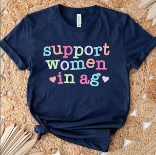 Support Women in Ag Hearts– Bella Canvas T-Shirt