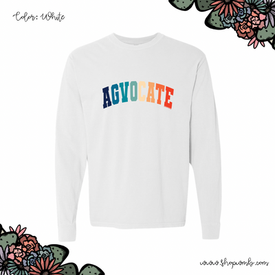 Varsity Agvocate Color ink LONG SLEEVE T-Shirt (S-3XL) - Multiple Colors!
