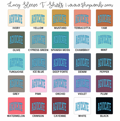 Big Varsity Agvocate Blue LONG SLEEVE T-Shirt (S-3XL) - Multiple Colors!
