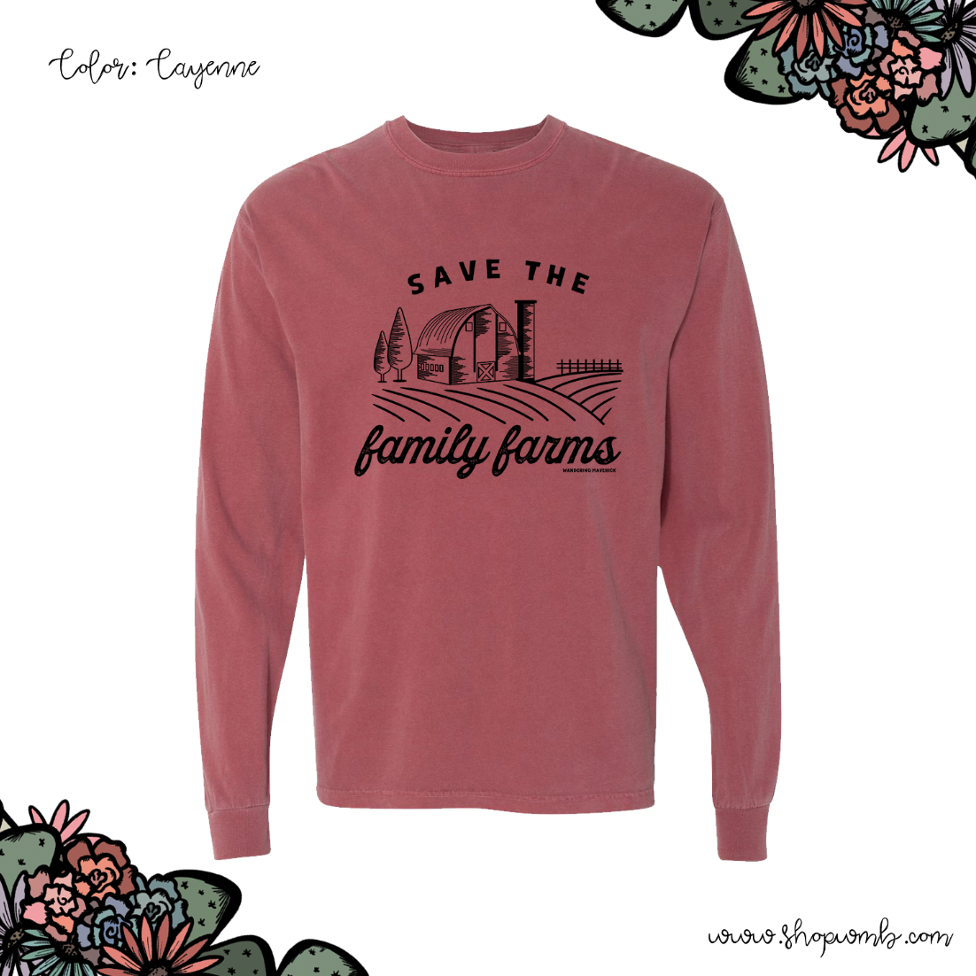 Save The Family Farms LONG SLEEVE T-Shirt (S-3XL) - Multiple Colors!