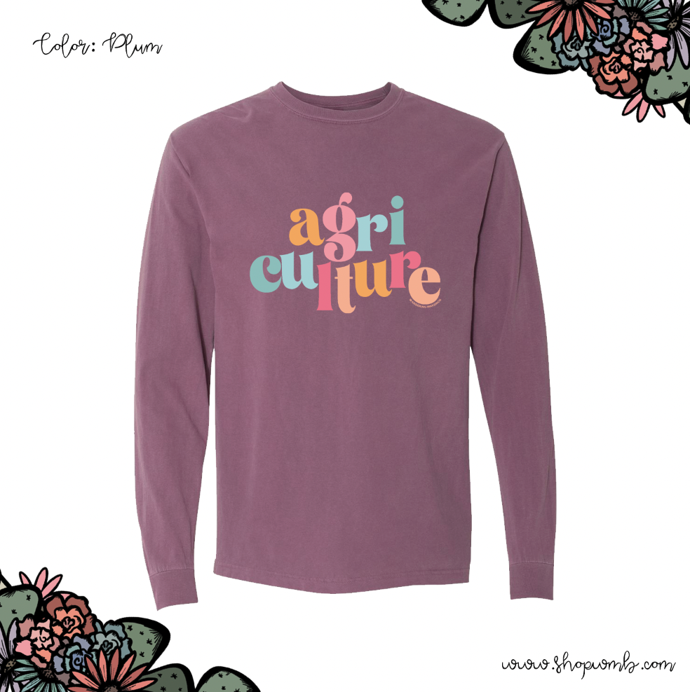 Colorful Agriculture LONG SLEEVE T-Shirt (S-3XL) - Multiple Colors!