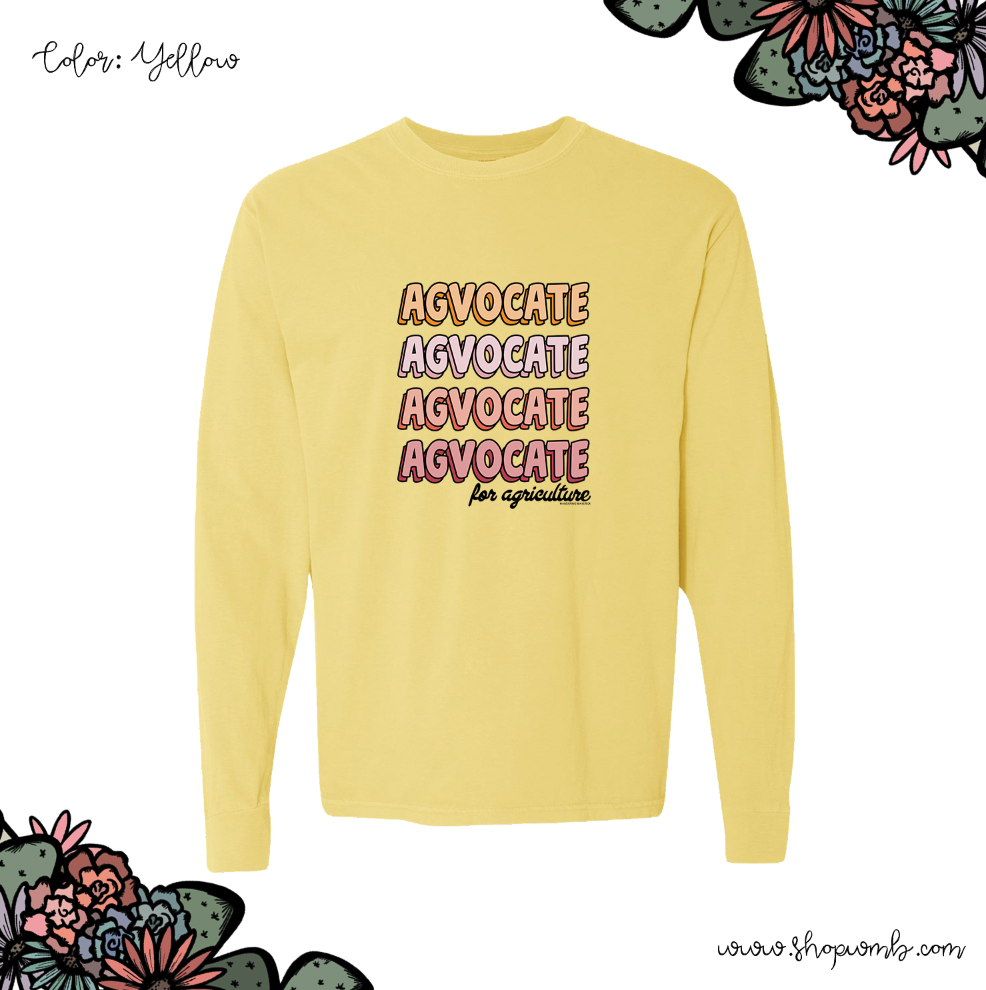 Groovy AGvocate For Agriculture LONG SLEEVE T-Shirt (S-3XL) - Multiple Colors!