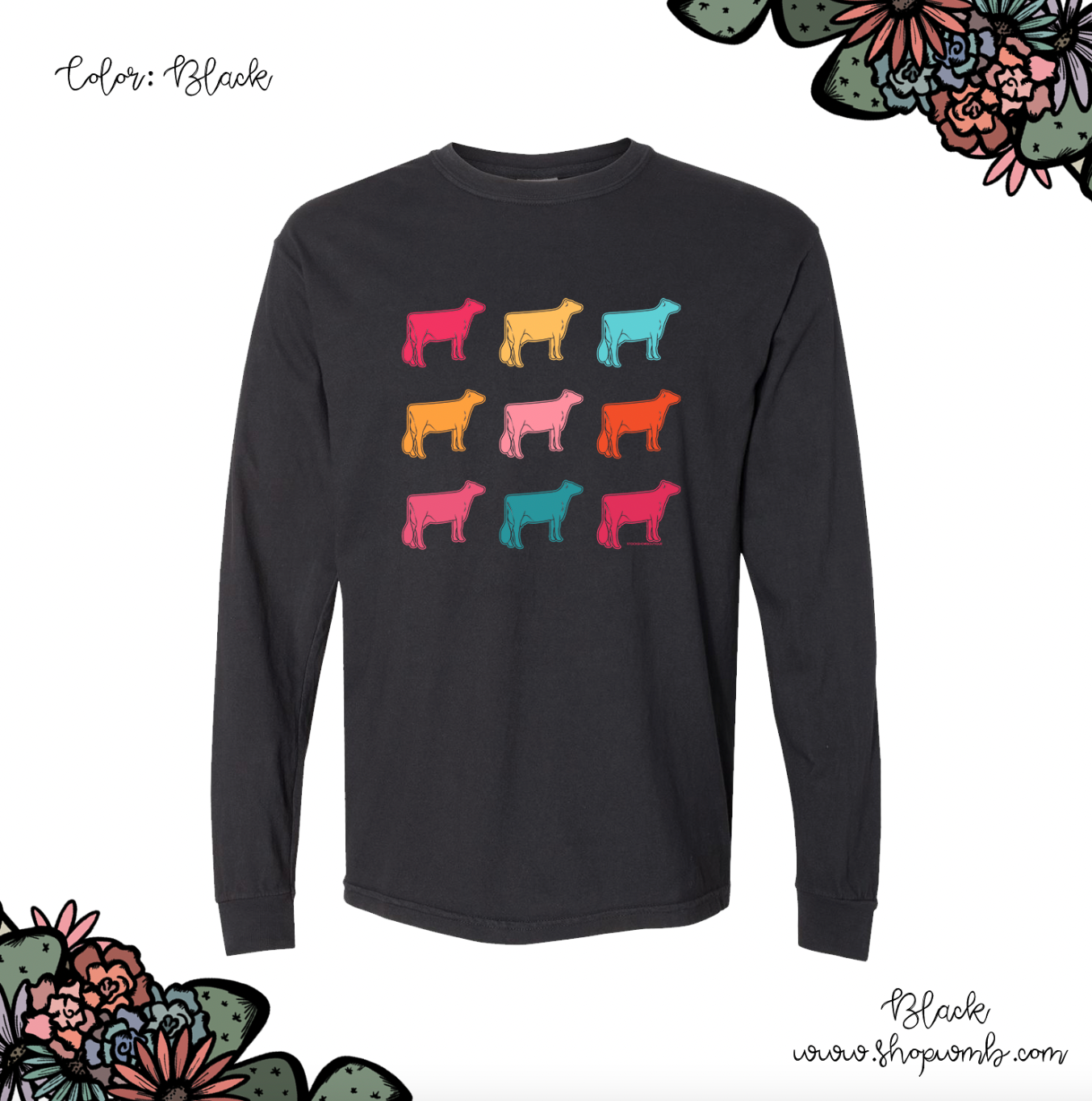 Colorful Dairy LONG SLEEVE T-Shirt (S-3XL) - Multiple Colors!
