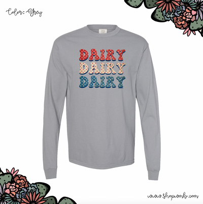 Star Dairy LONG SLEEVE T-Shirt (S-3XL) - Multiple Colors!