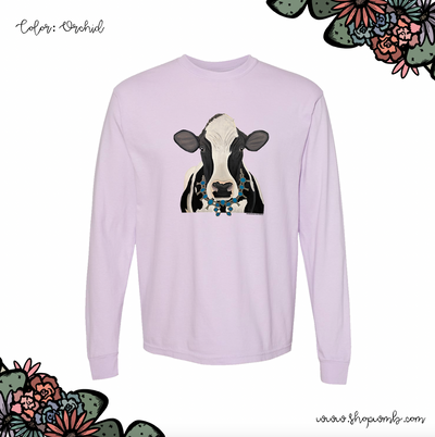 Holstein Squash Blossom LONG SLEEVE T-Shirt (S-3XL) - Multiple Colors!