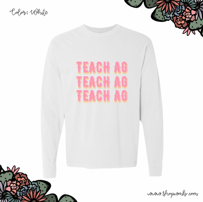 Teach AG Shadow LONG SLEEVE T-Shirt (S-3XL) - Multiple Colors!