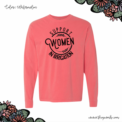 Support Women In Irrigation LONG SLEEVE T-Shirt (S-3XL) - Multiple Colors!