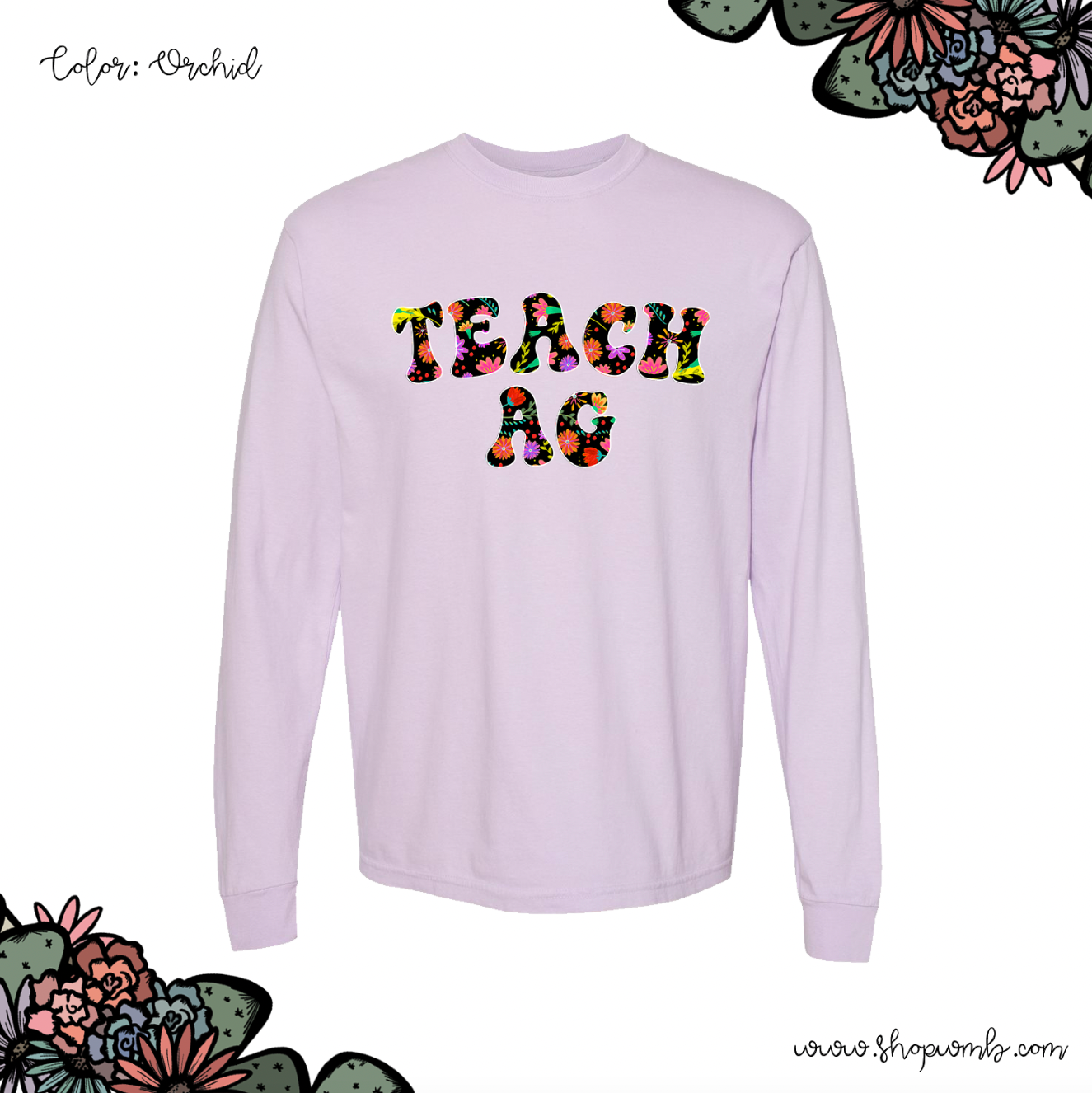 Fiesta Teach AG LONG SLEEVE T-Shirt (S-3XL) - Multiple Colors!