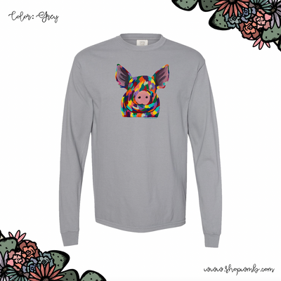 Rainbow Pig LONG SLEEVE T-Shirt (S-3XL) - Multiple Colors!
