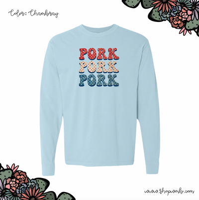 Star Pork LONG SLEEVE T-Shirt (S-3XL) - Multiple Colors!