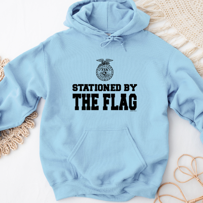 Stationed By The Flag Emblem Hoodie (S-3XL) Unisex - Multiple Colors!