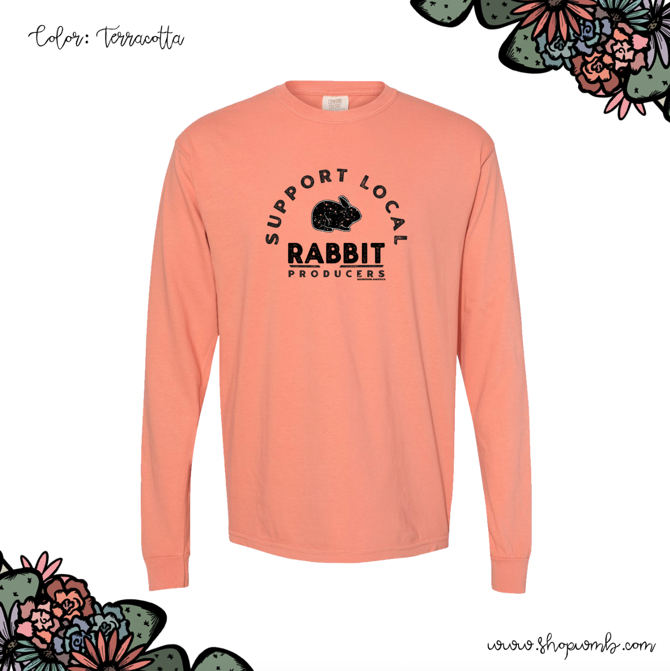 Support Local Rabbit Producers LONG SLEEVE T-Shirt (S-3XL) - Multiple Colors!