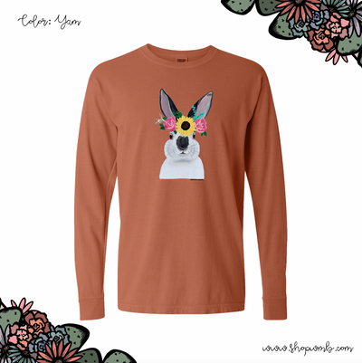 Rabbit Flower LONG SLEEVE T-Shirt (S-3XL) - Multiple Colors!