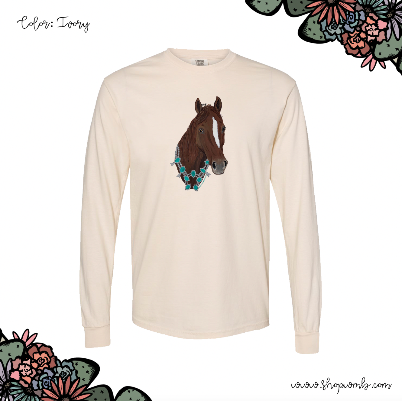 Horse Squash LONG SLEEVE T-Shirt (S-3XL) - Multiple Colors!