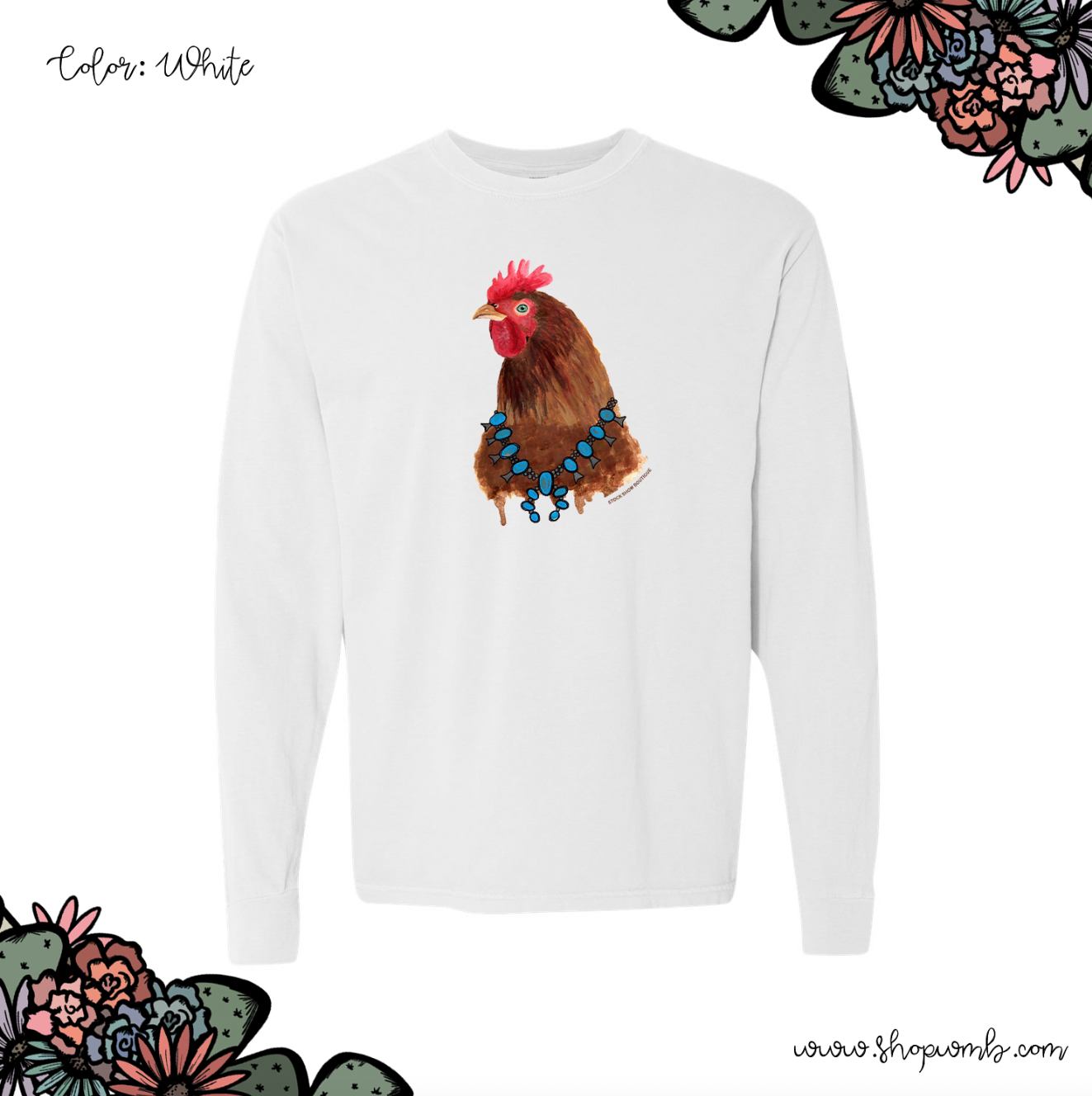 Red Chicken Squash LONG SLEEVE T-Shirt (S-3XL) - Multiple Colors!