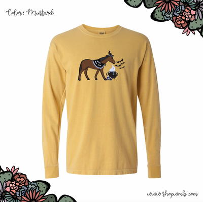 Witch Horse LONG SLEEVE T-Shirt (S-3XL) - Multiple Colors!