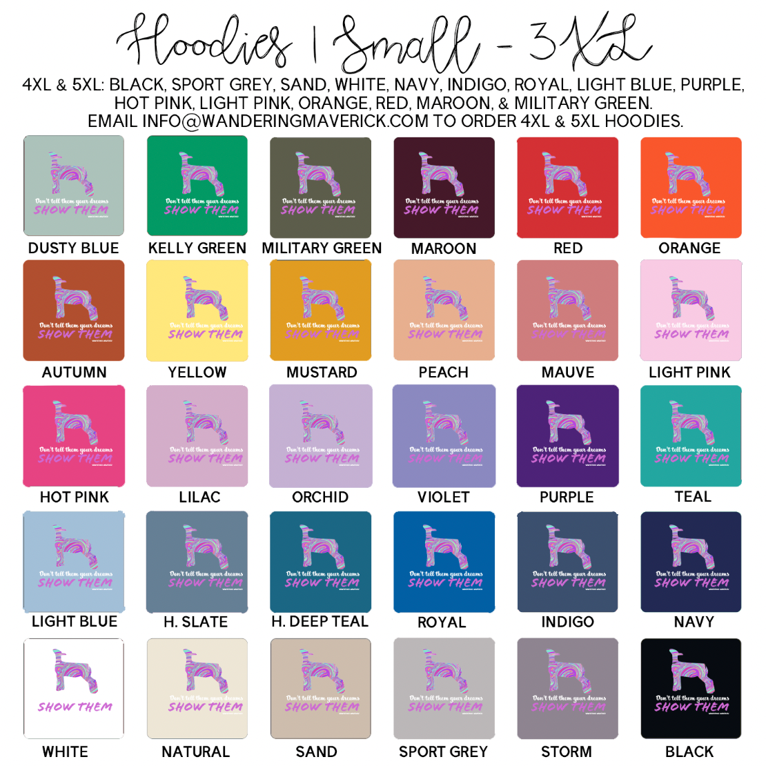 Show Them Lamb Hoodie (S-3XL) Unisex - Multiple Colors!