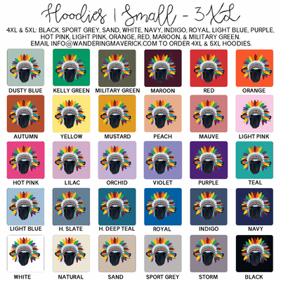 Lamb Headdress Hoodie (S-3XL) Unisex - Multiple Colors!