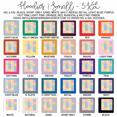 Pastel Checker Lamb Hoodie (S-3XL) Unisex - Multiple Colors!