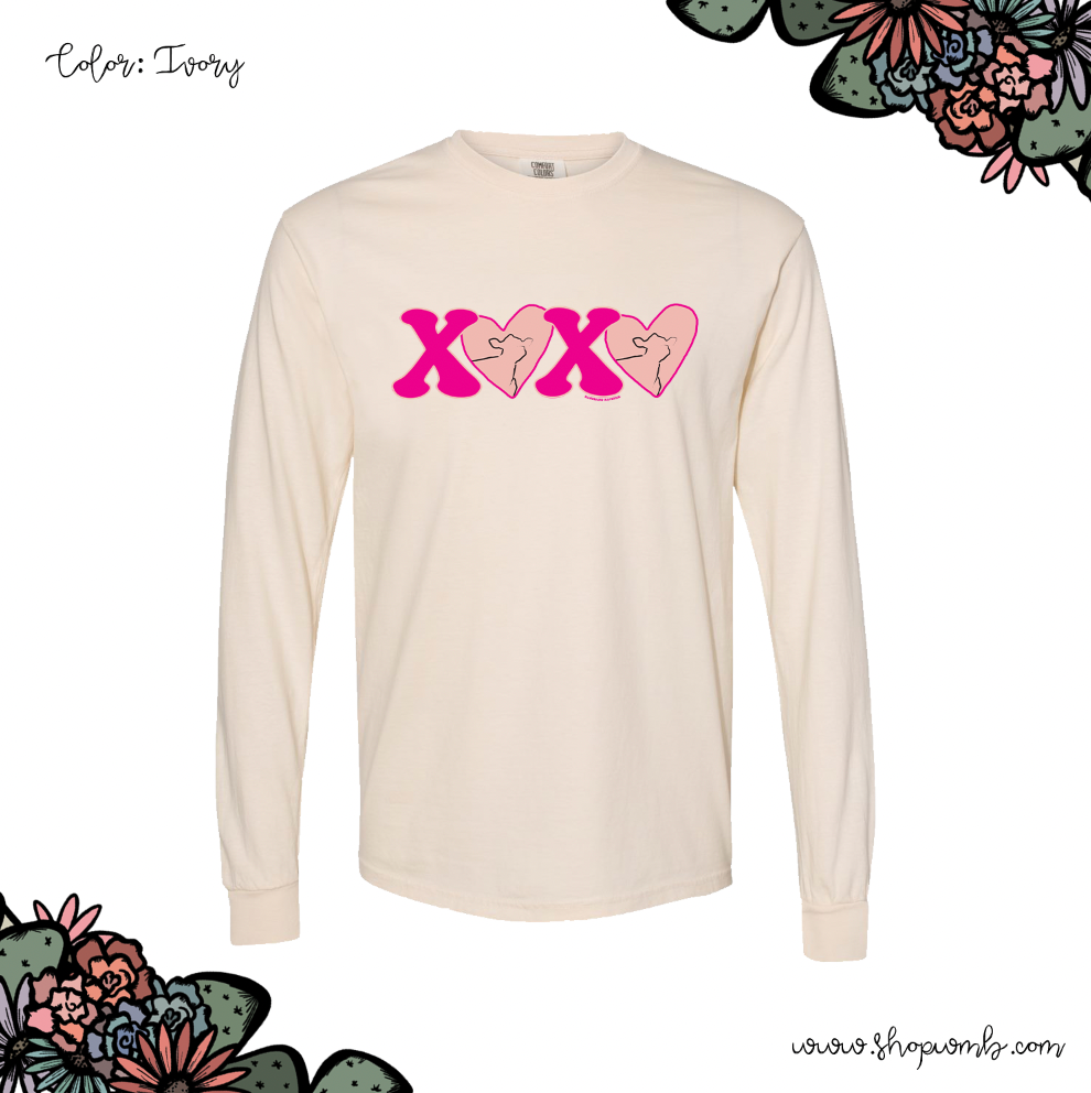 XOXO Dairy Cow LONG SLEEVE T-Shirt (S-3XL) - Multiple Colors!