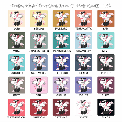 Cupid Lamb ComfortWash/ComfortColor T-Shirt (S-4XL) - Multiple Colors!
