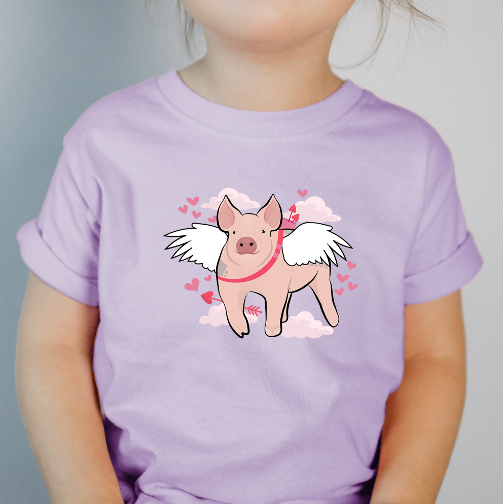 Cupid Pig One Piece/T-Shirt (Newborn - Youth XL) - Multiple Colors!