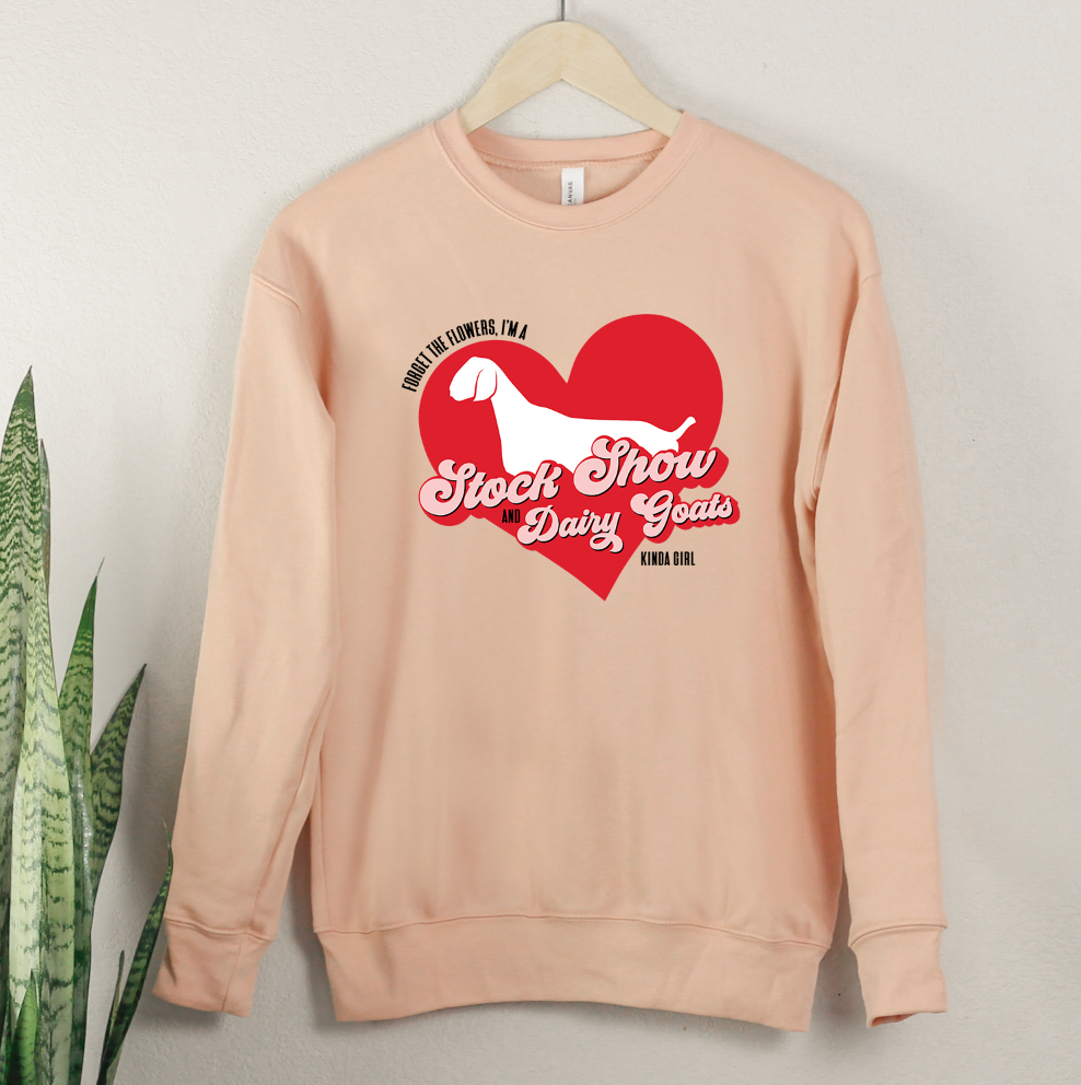 Forget the Flowers Dairy Goat Crewneck (S-3XL) - Multiple Colors!