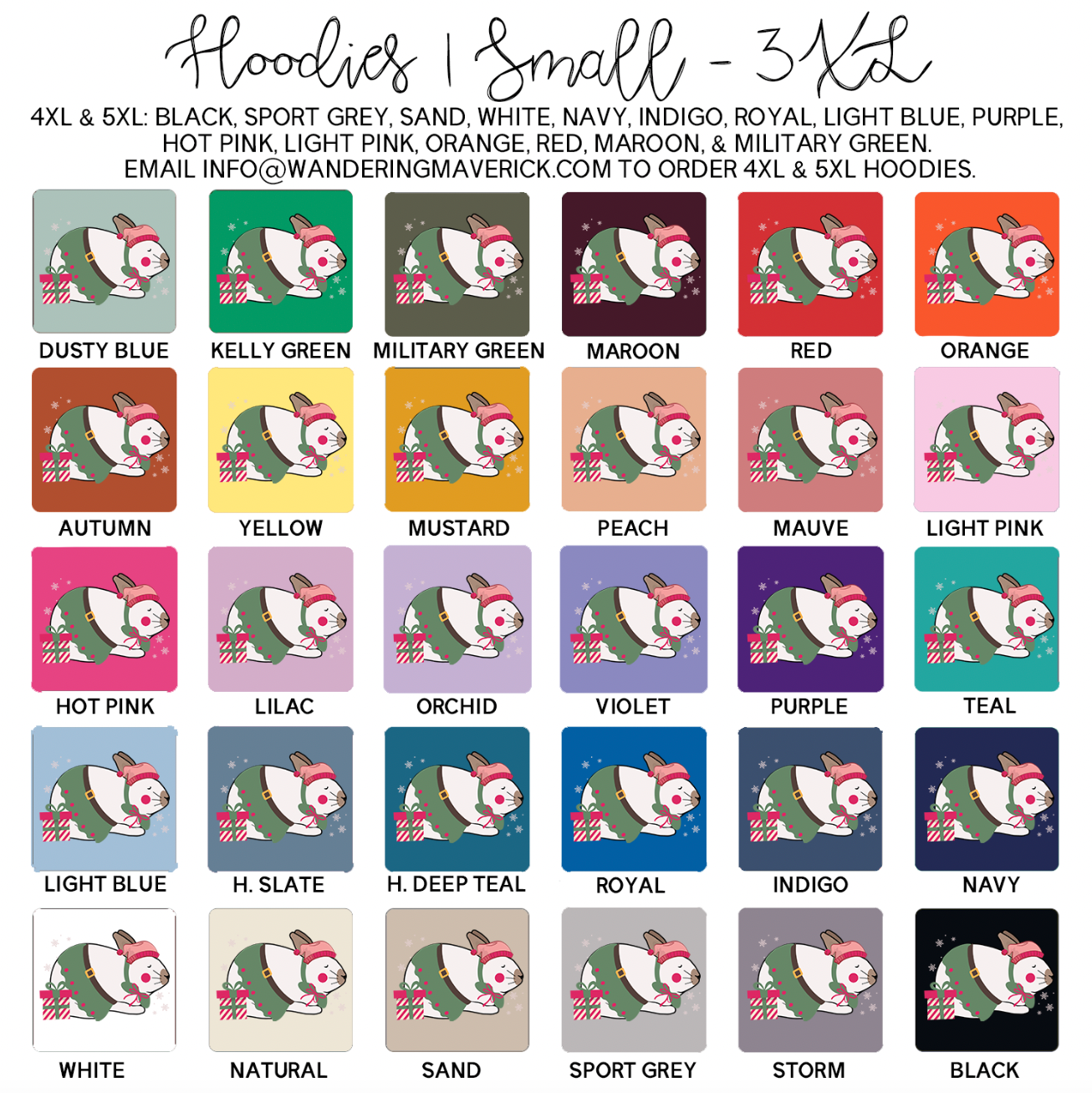 Elf Rabbit Hoodie (S-3XL) Unisex - Multiple Colors!