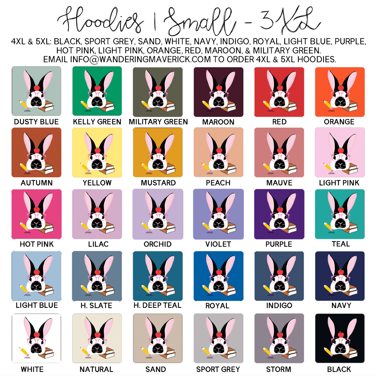 Smart Rabbit Hoodie (S-3XL) Unisex - Multiple Colors!