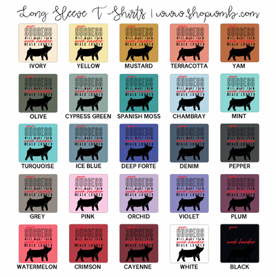 Pig Success LONG SLEEVE T-Shirt (S-3XL) - Multiple Colors!
