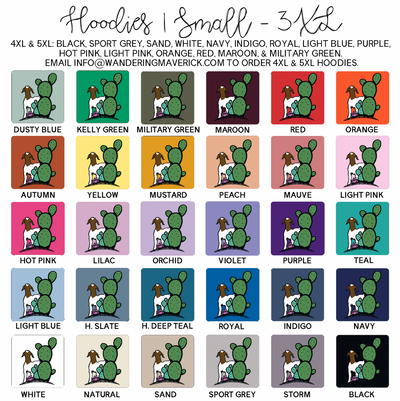 Cactus Goat Hoodie (S-3XL) Unisex - Multiple Colors!