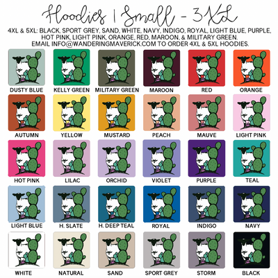 Cactus Lamb Hoodie (S-3XL) Unisex - Multiple Colors!