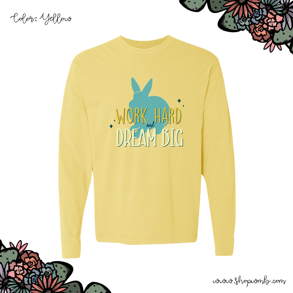 Dream Big Rabbit LONG SLEEVE T-Shirt (S-3XL) - Multiple Colors!