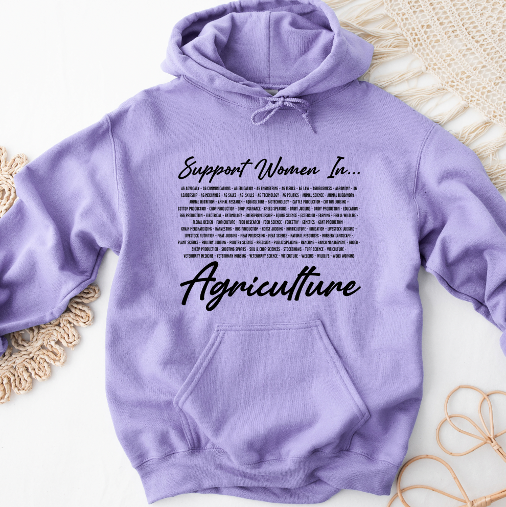 Support Women In Ag List Hoodie (S-3XL) Unisex - Multiple Colors!