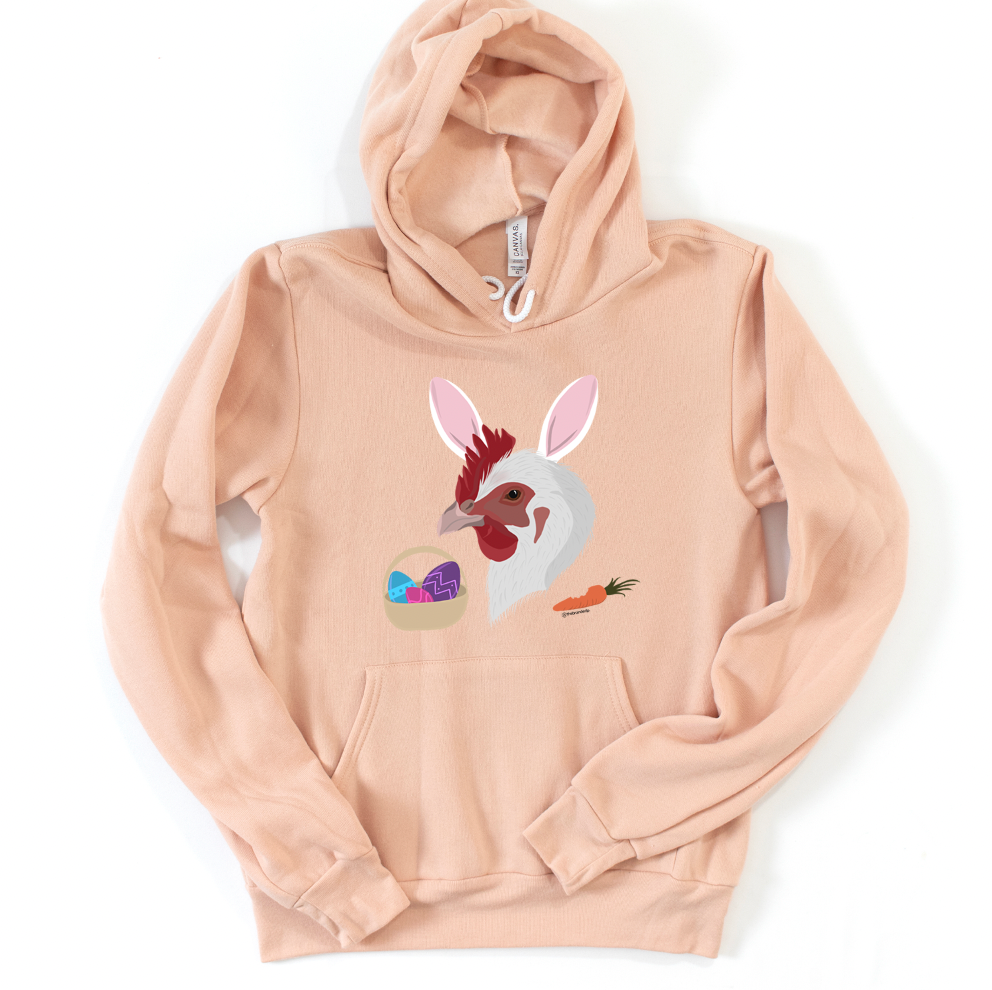 Hoppy Easter Chicken Hoodie (S-3XL) Unisex - Multiple Colors!