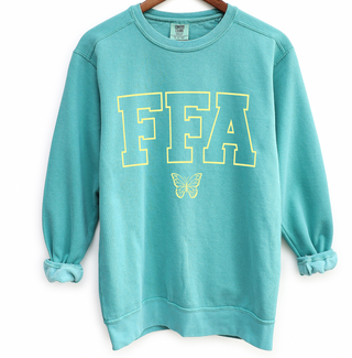 YELLOW BUTTERFLY FFA – Crewneck