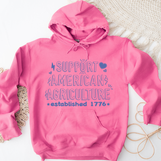 Support American Agriculture Sketch– Hoodie