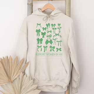 Support Women in 4-H Bow– Hoodie