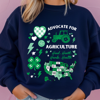 4-H Patchwork– Crewneck